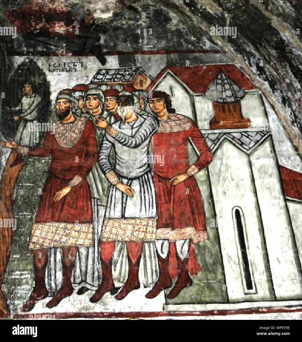 . English A fresco from the Matskhvarishi church in