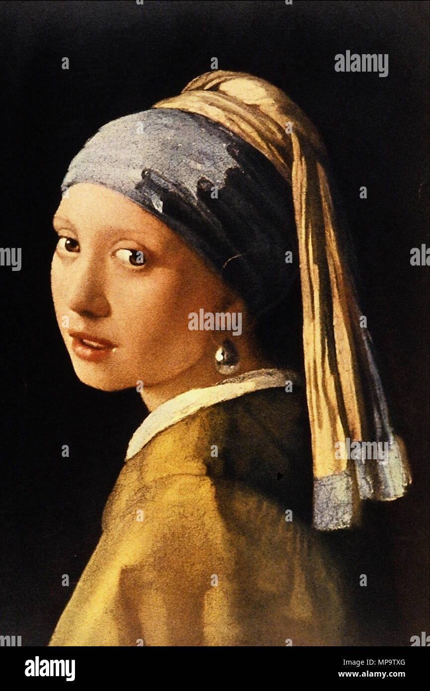 Girl with a Pearl Earring . The Girl with a Pearl Earring . TBD, will be updated.   839 Madchen Mit Perle - Jan Vermeer van Delft Stock Photo