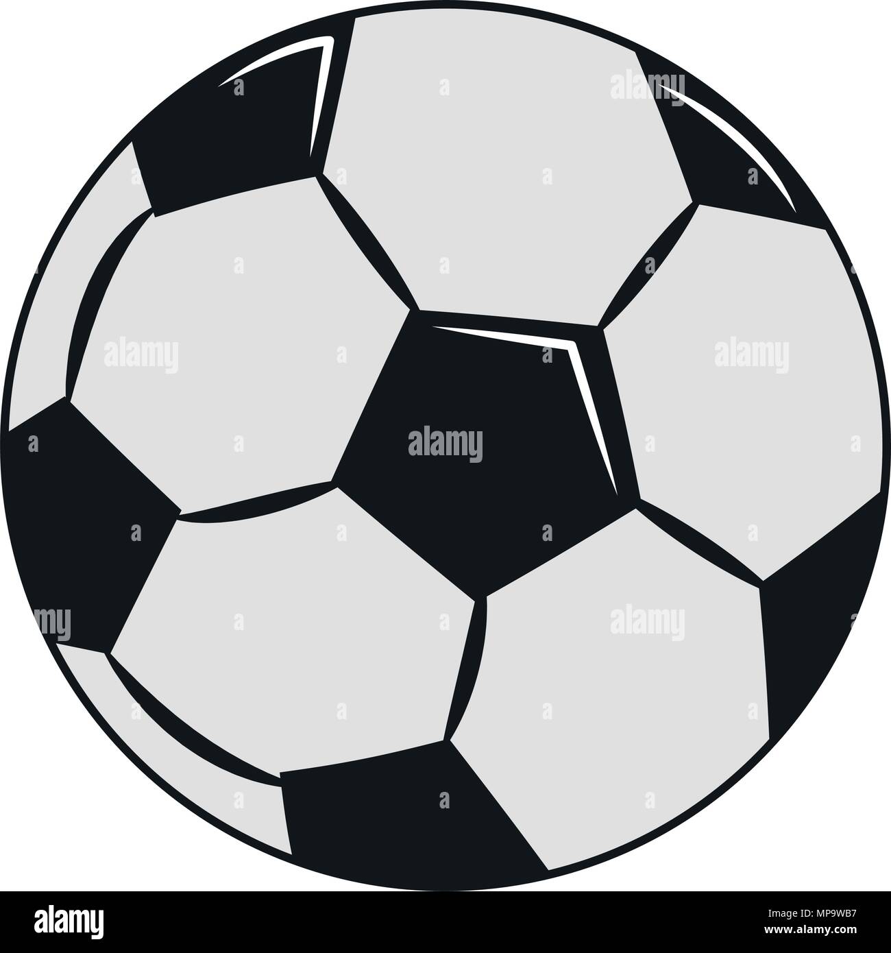Soccer ball isolated Stock Vector Image & Art - Alamy