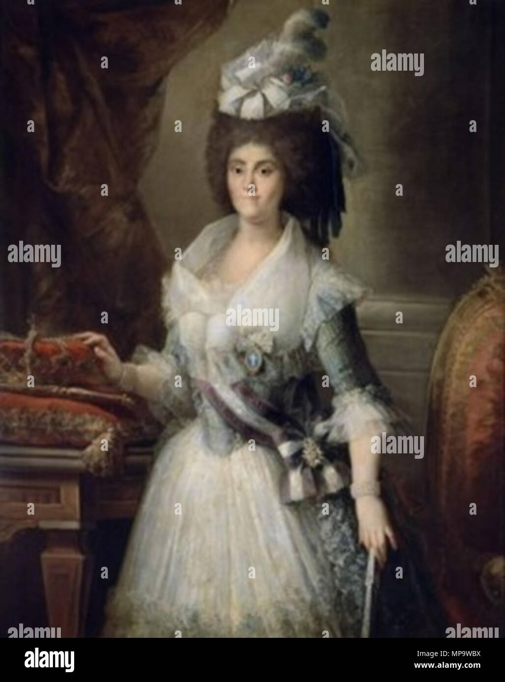 841 Maella - María Luisa of Parma, Museum of Romanticism Stock Photo