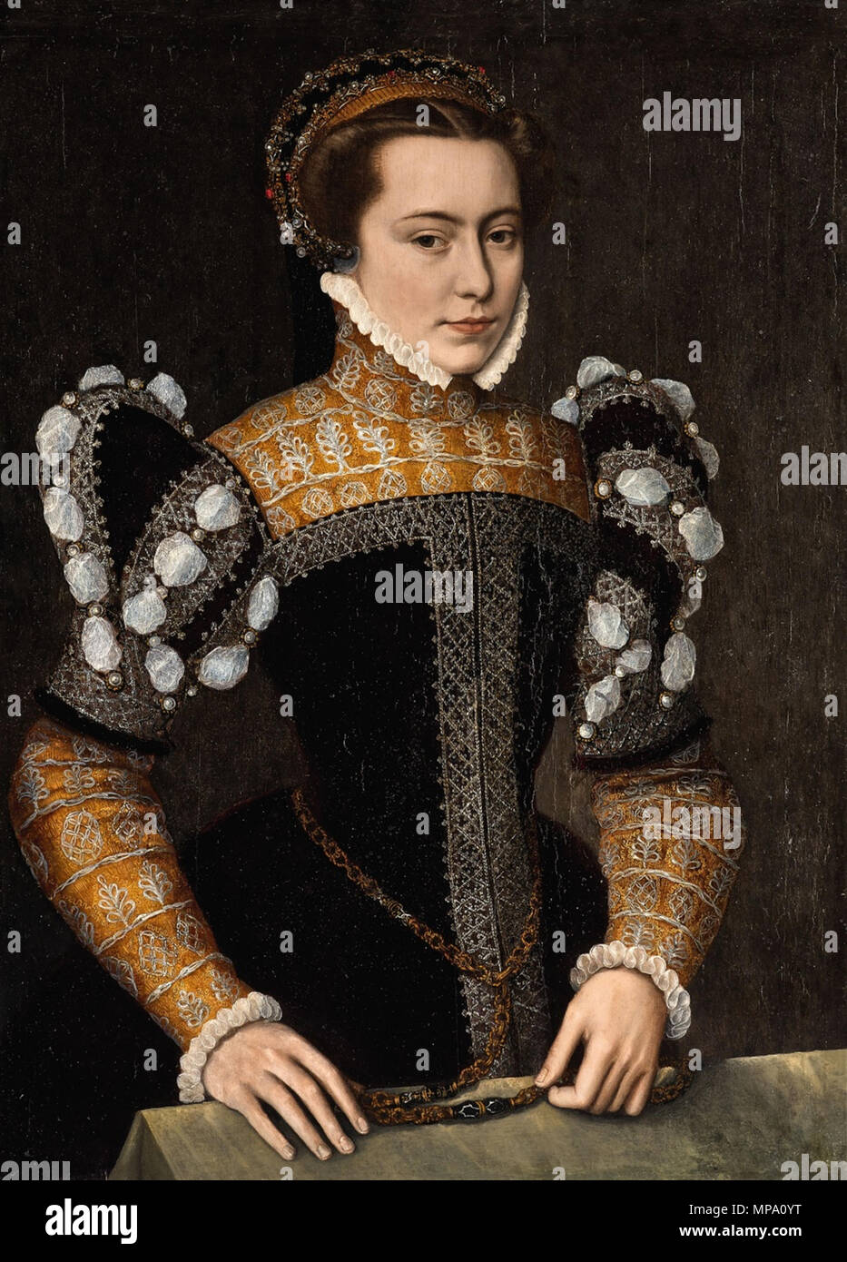 Margaret of Parma   16th century.   855 Margarethe von Parma Stock Photo