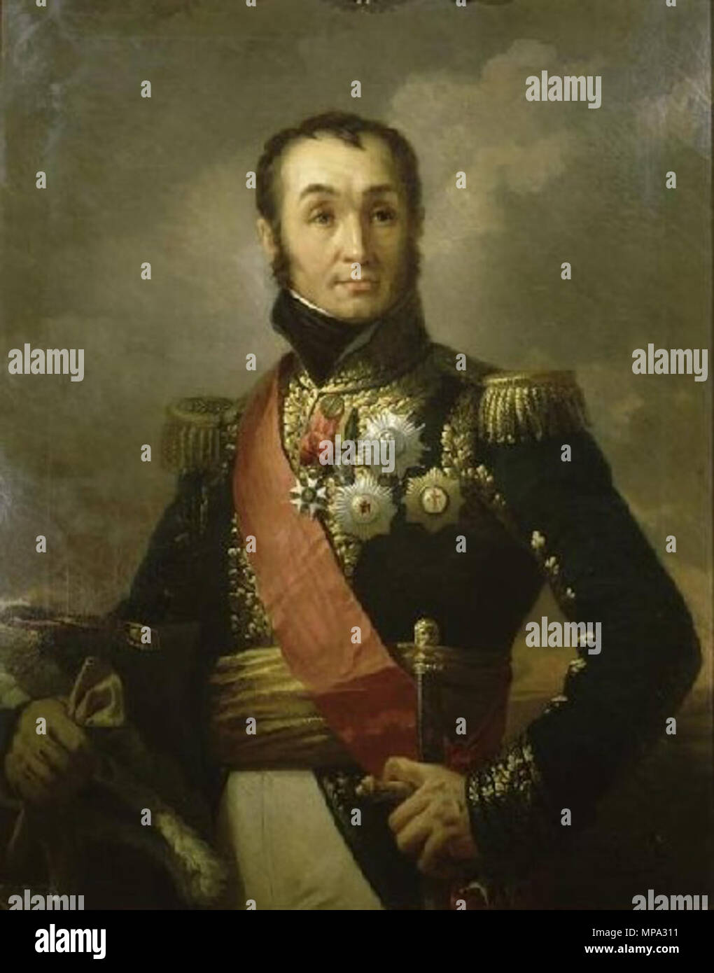 Nicolas Charles Oudinot, Duc de Reggio, Maréchal d'Empire   1848.   864 Marshal Nicolas Oudinot Stock Photo
