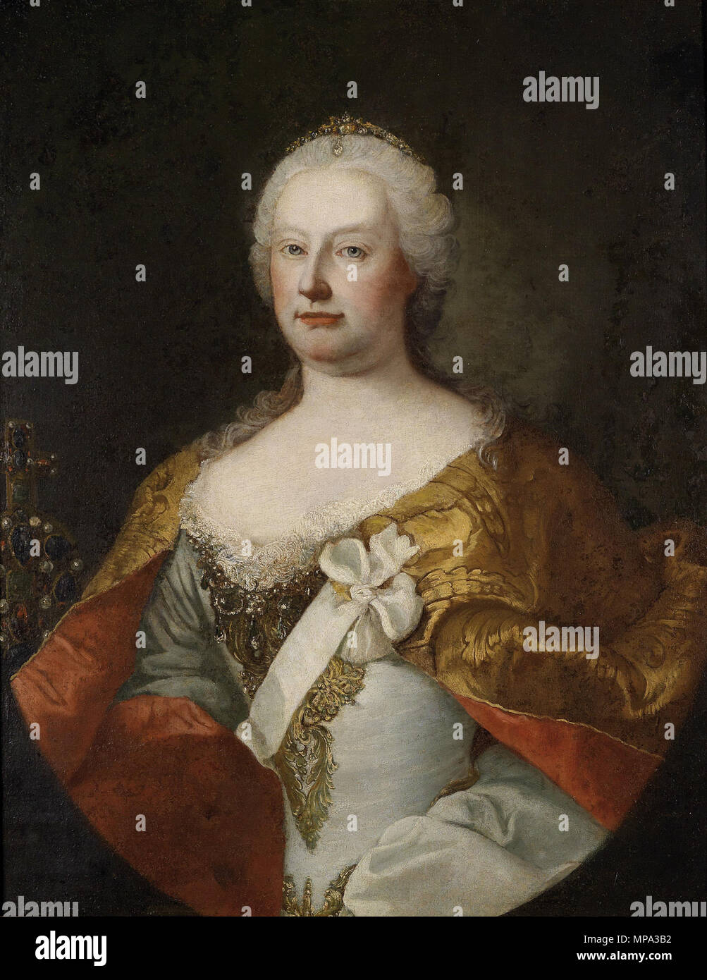 . Deutsch Bildnis der Kaiserin Maria Theresia English Portrait of