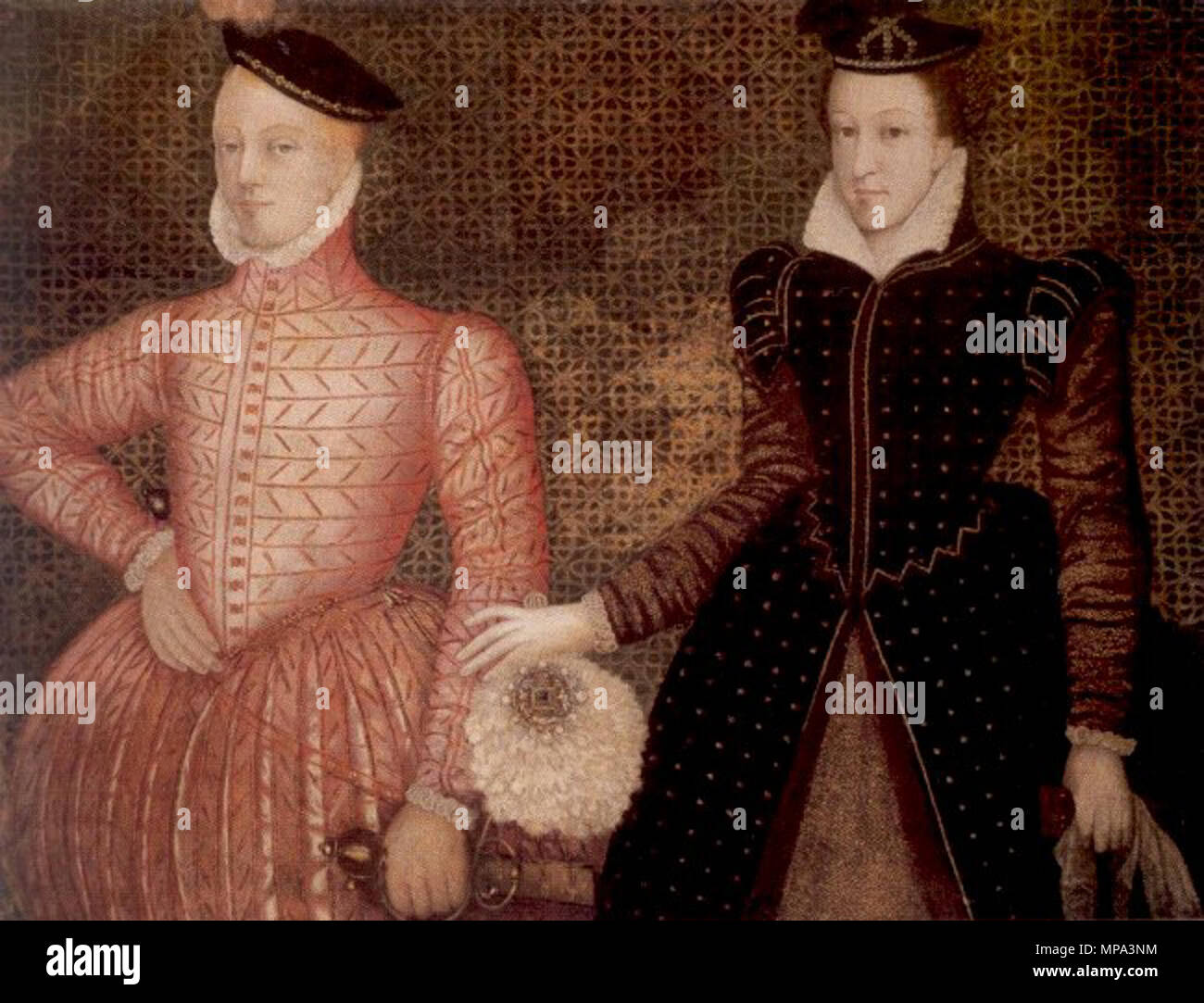 . English Mary, Queen of Scots, and her second husband Henry Stuart