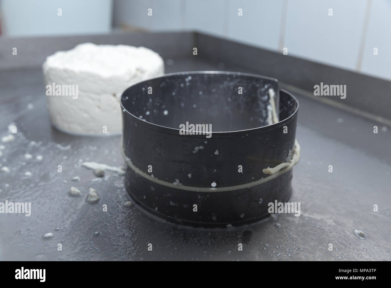 goat cheese making process and shop in Tenerife, Canary Islands, Spain