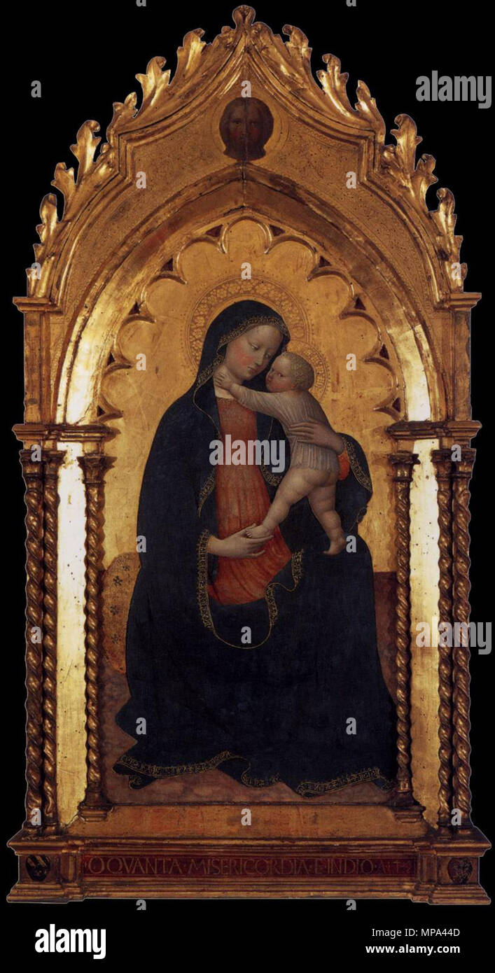 869 Masolino, madonna dell'umiltà brema Stock Photo