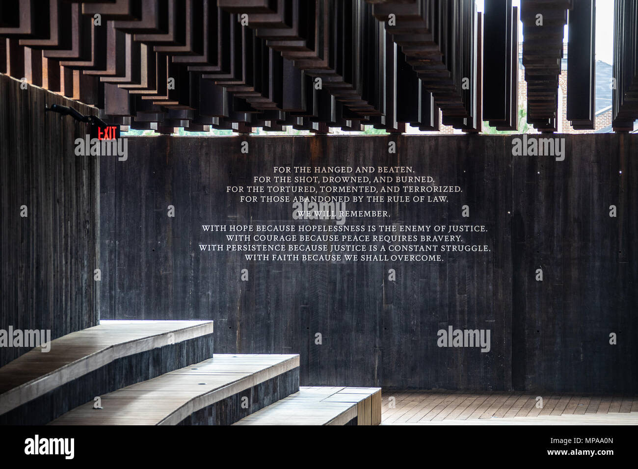 The National Memorial for Peace and Justice or National Lynching
