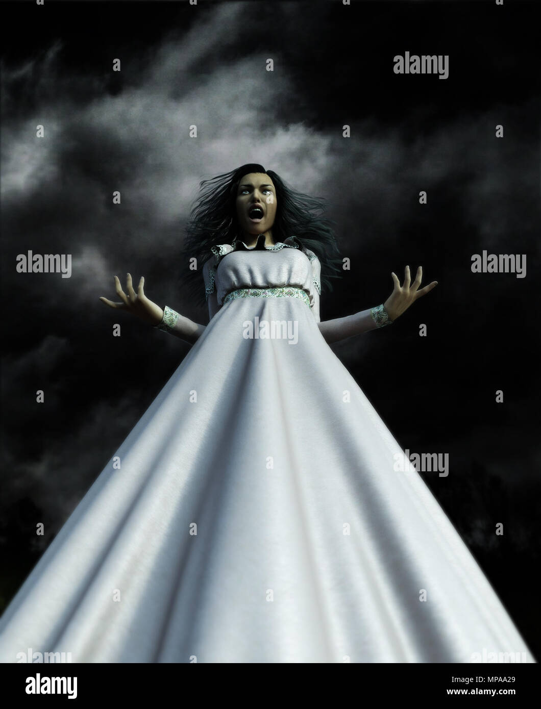 Ghost top white dress