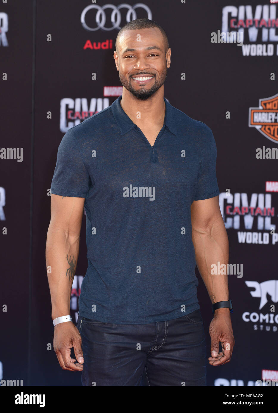 Isaiah mustafa at the captain america hi-res stock photography and