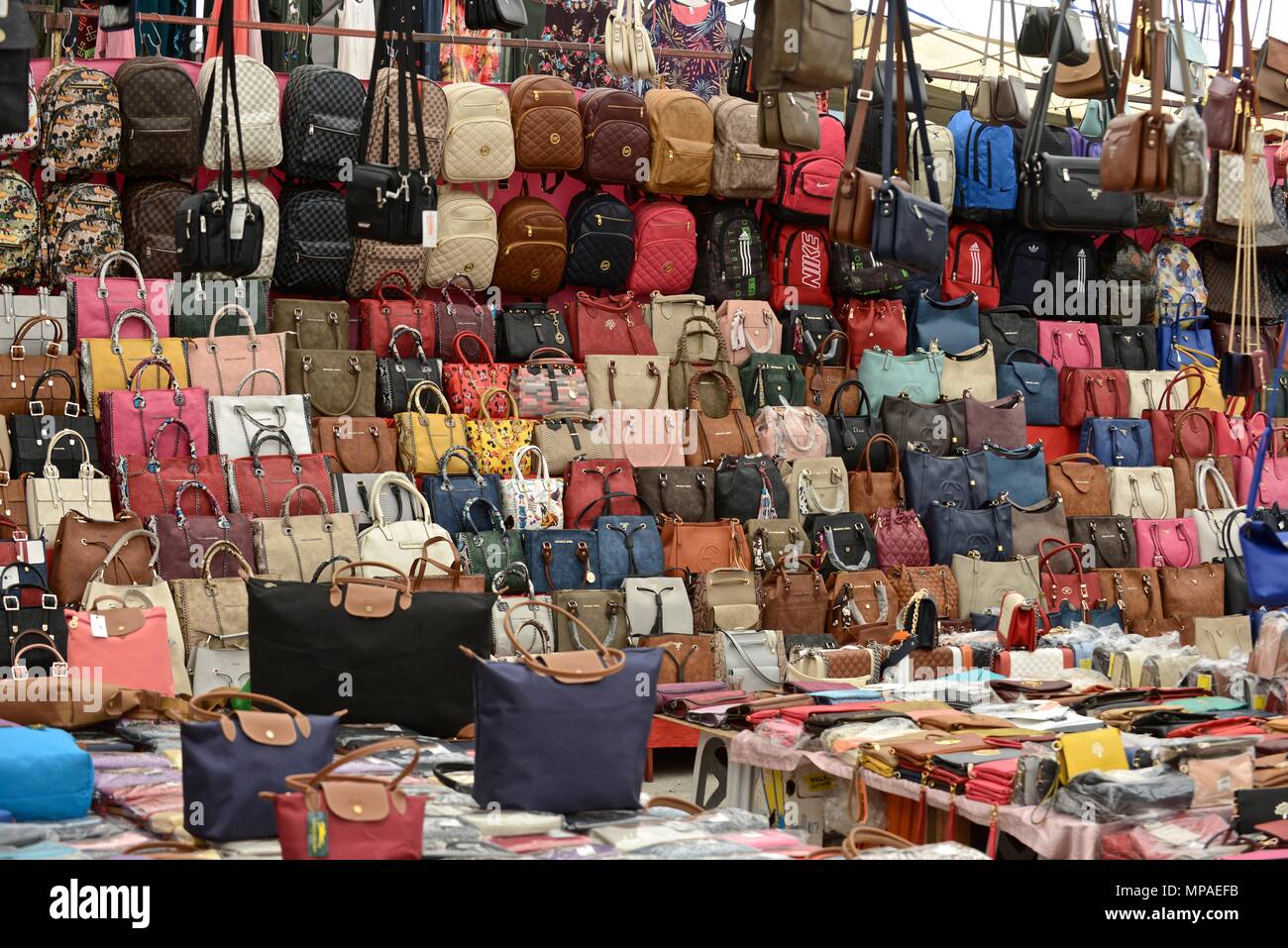 Counterfeit luxury brands hi-res stock photography and images - Alamy