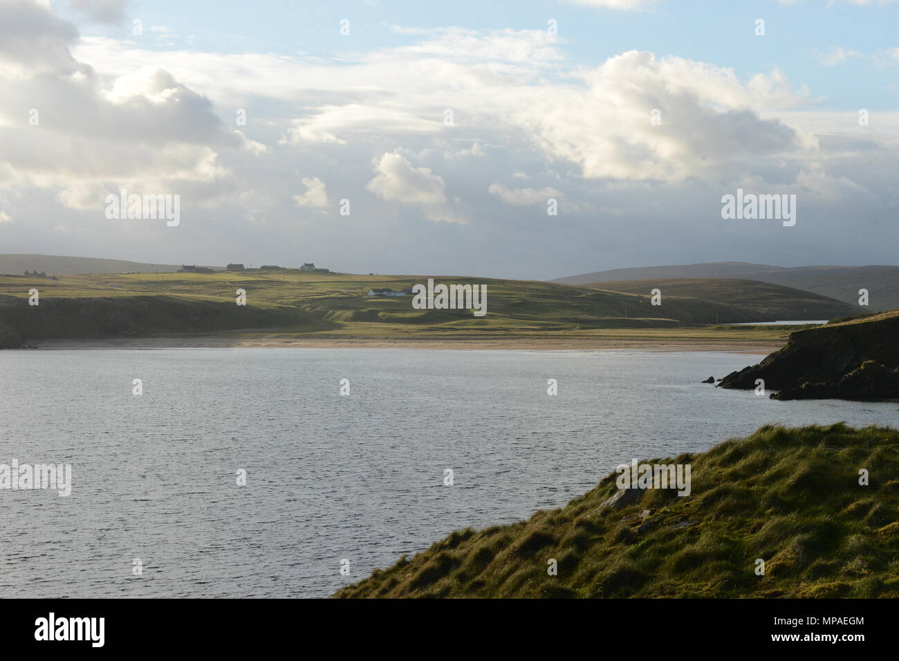 Unst the most northerly of the Shetland Islands home of Saxa Vord RAF ...