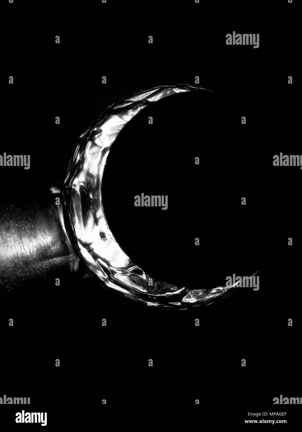 Crescent shape Black and White Stock Photos & Images Alamy