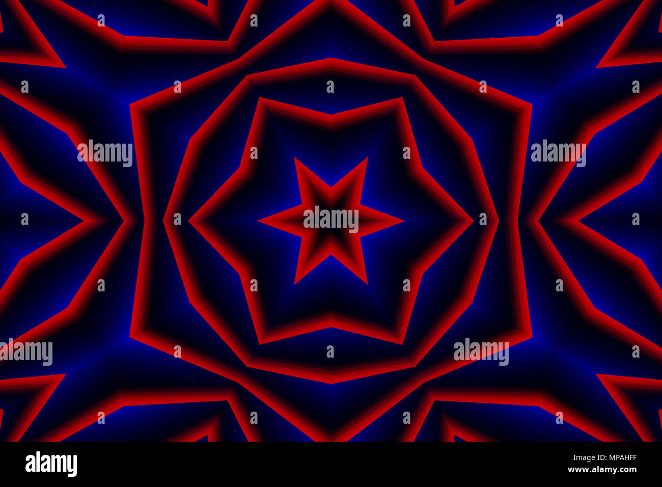 red blue abstract background Stock Photo