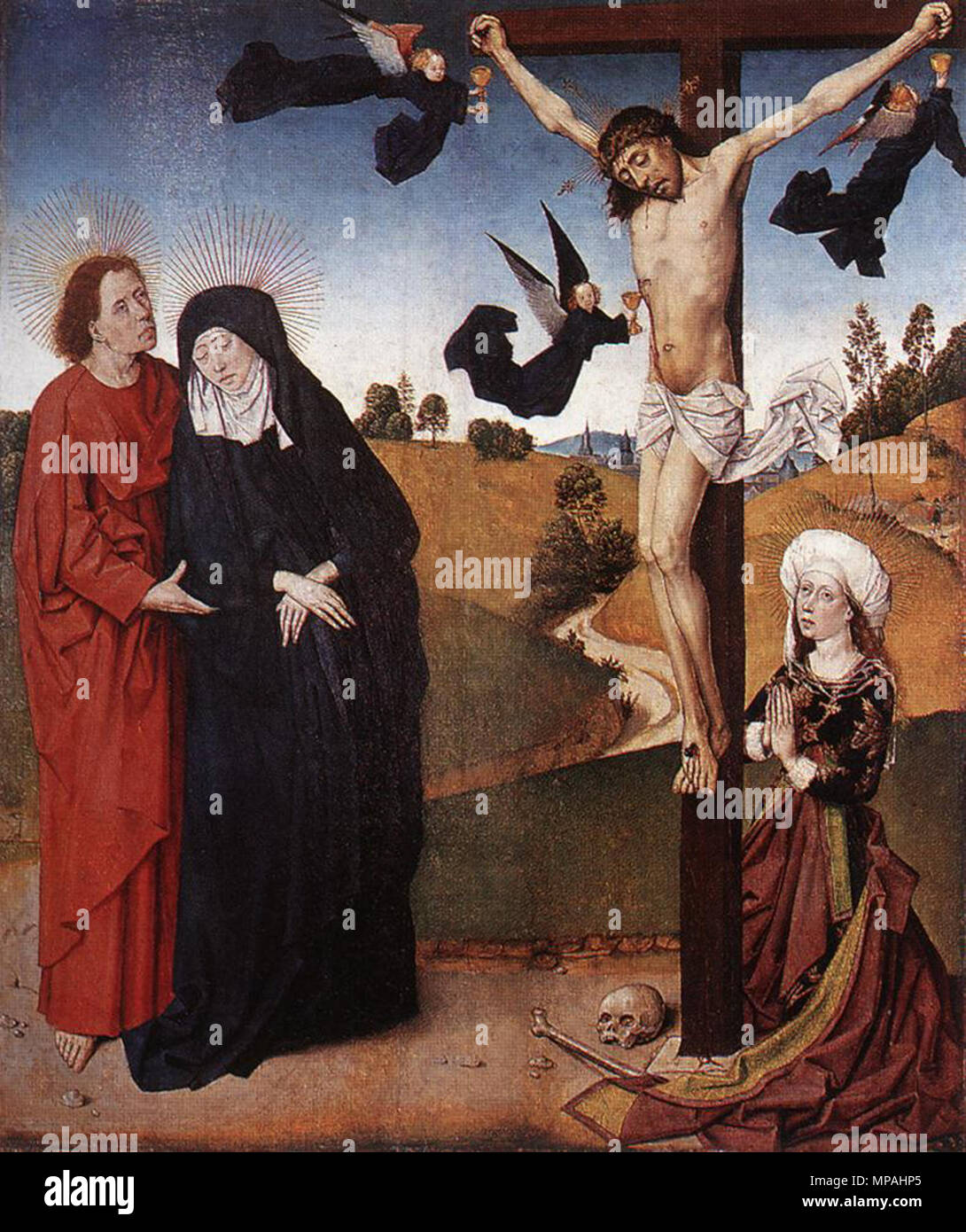 Christ on the Cross with Mary, John and Mary Magdalene between 1465 and ...