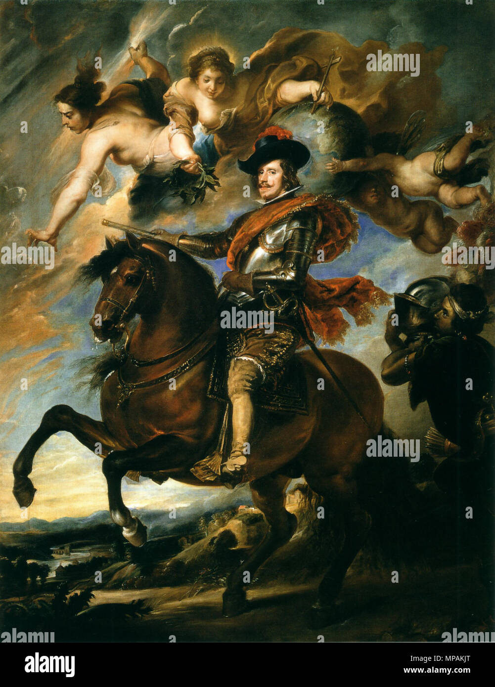 Español Felipe IV, a caballo English Portrait of Philip IV of Spain