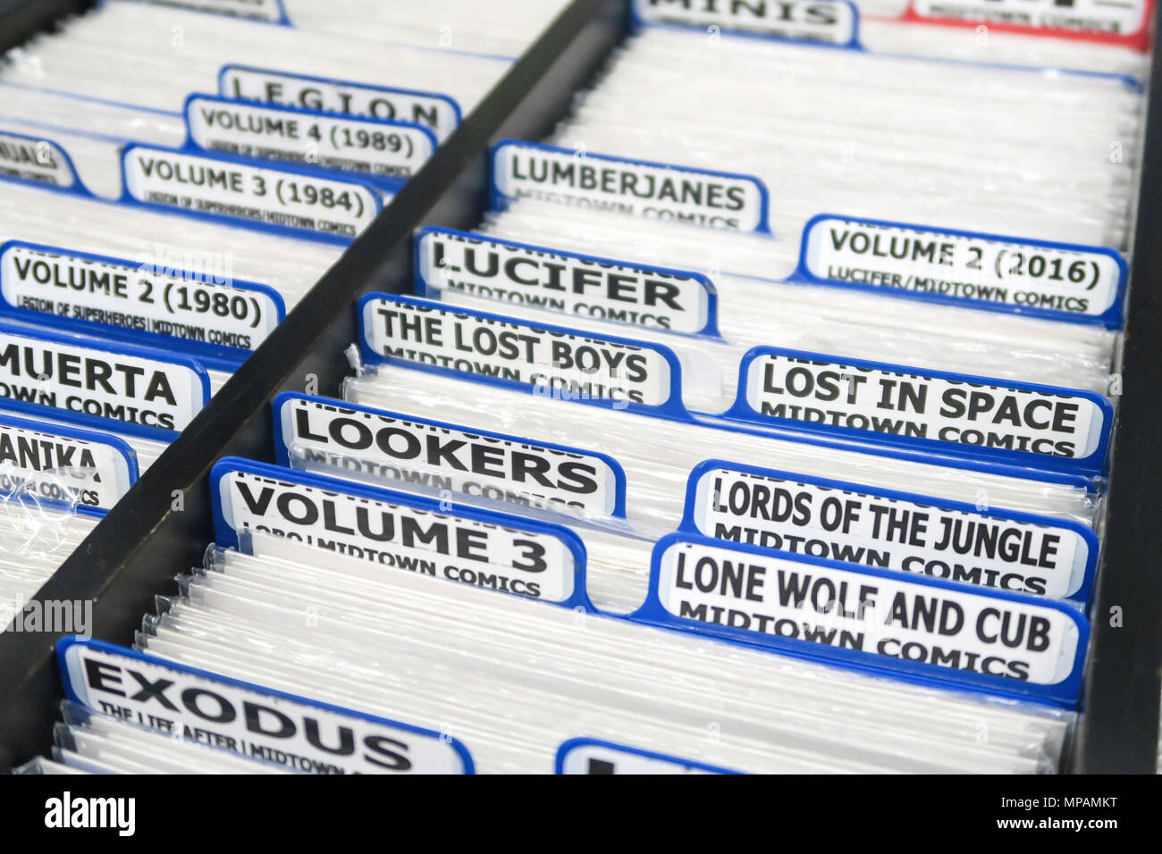 Midtown Comics Store, Times Square, NYC, USA Stock Photo Alamy