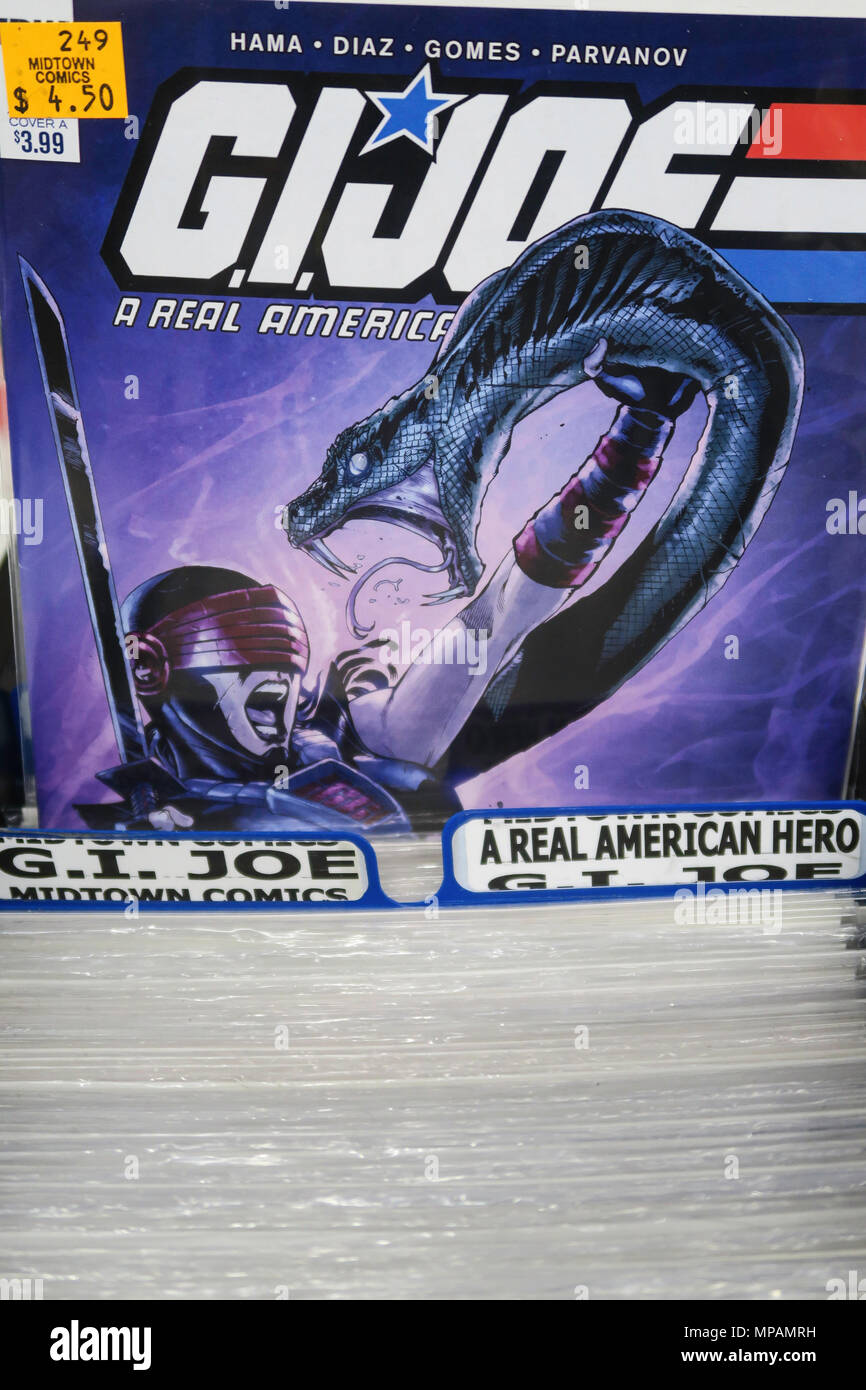 Midtown Comics Store, Times Square, NYC, USA Stock Photo Alamy