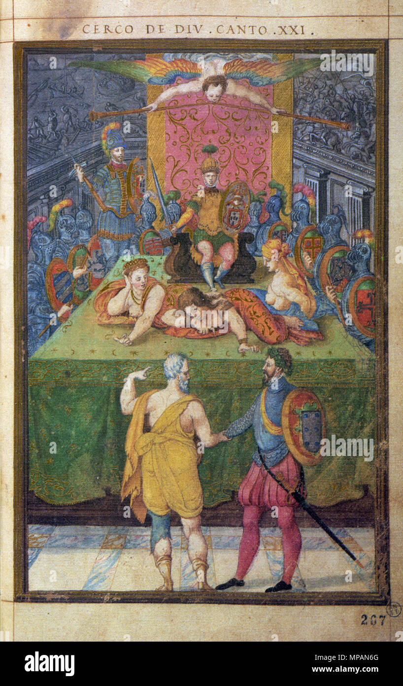 885 Merecimento dos feitos da Índia - ilustração ao Canto XXI, Svcesso do Segvndo Cerco de Div, Jerónimo Côrte-Real, 1574 Stock Photo
