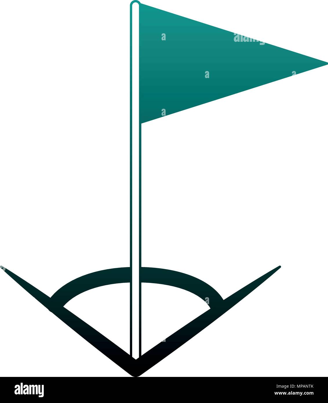 Soccer corner flag blue lines Stock Vector Image & Art Alamy