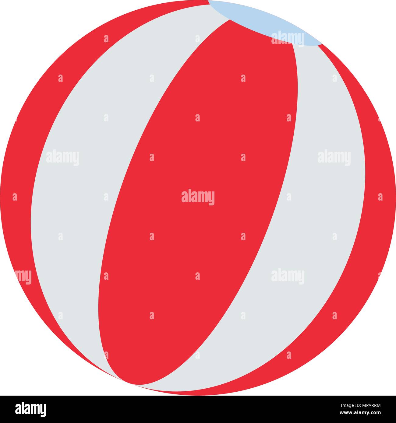 Beach ball isolated Stock Vector Image & Art - Alamy