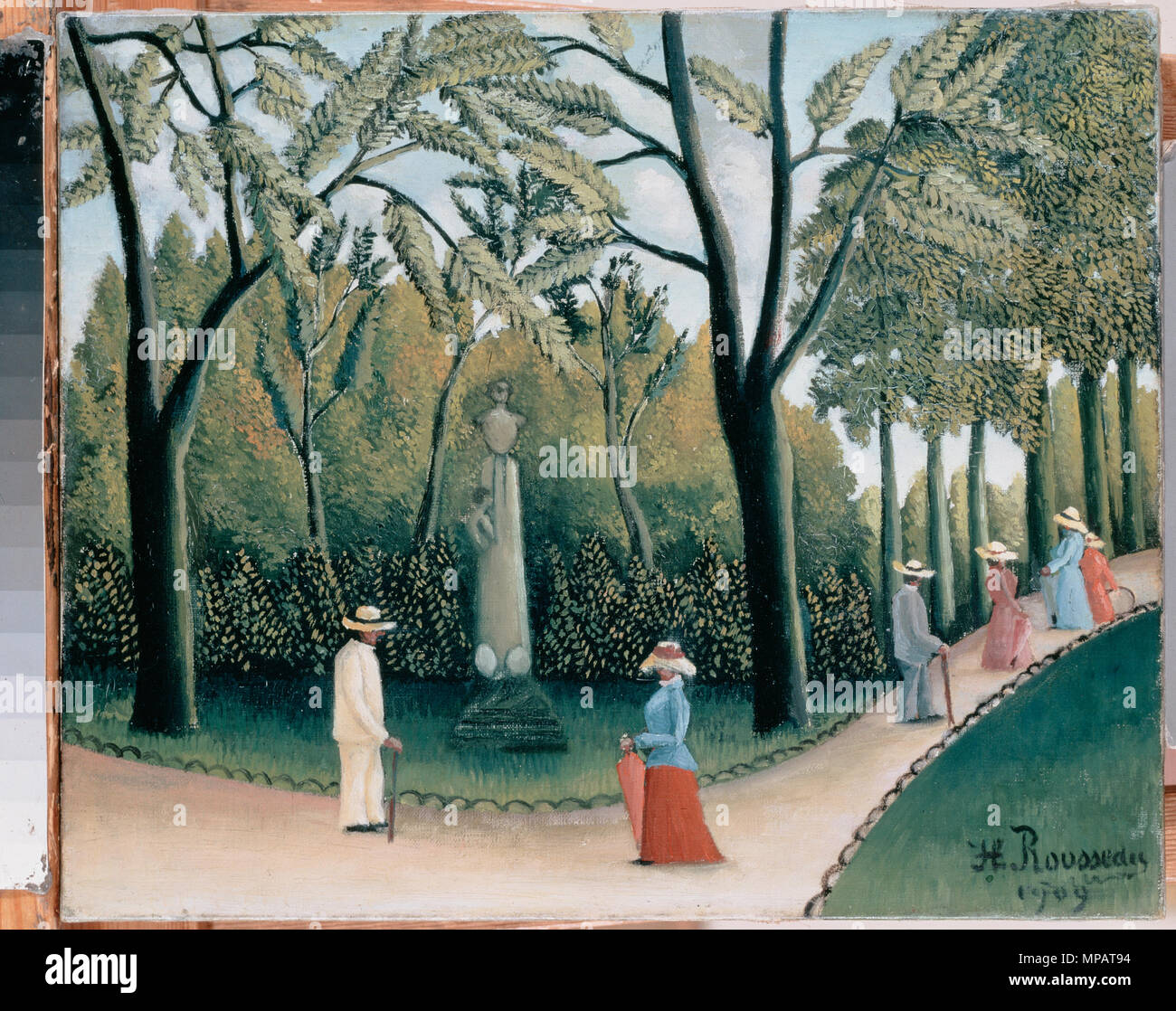 Luxembourg Gardens. Monument to Chopin by Henri Rousseau Luxembourg Gardens. Monument to Chopin by Henri Rousseau