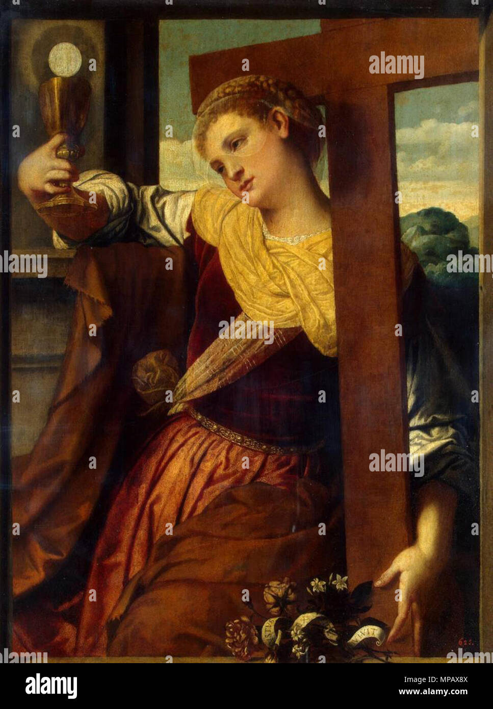 Allegory of Faith   circa 1540.   905 Moretto da Brescia - Allegory of Faith - WGA16215 Stock Photo