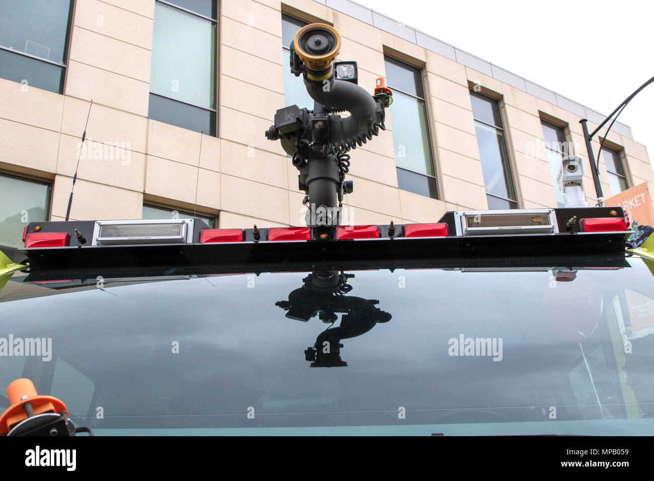 Rosenbauer Panther 6 x 6 - Firefighting Vehicle Stock Photo