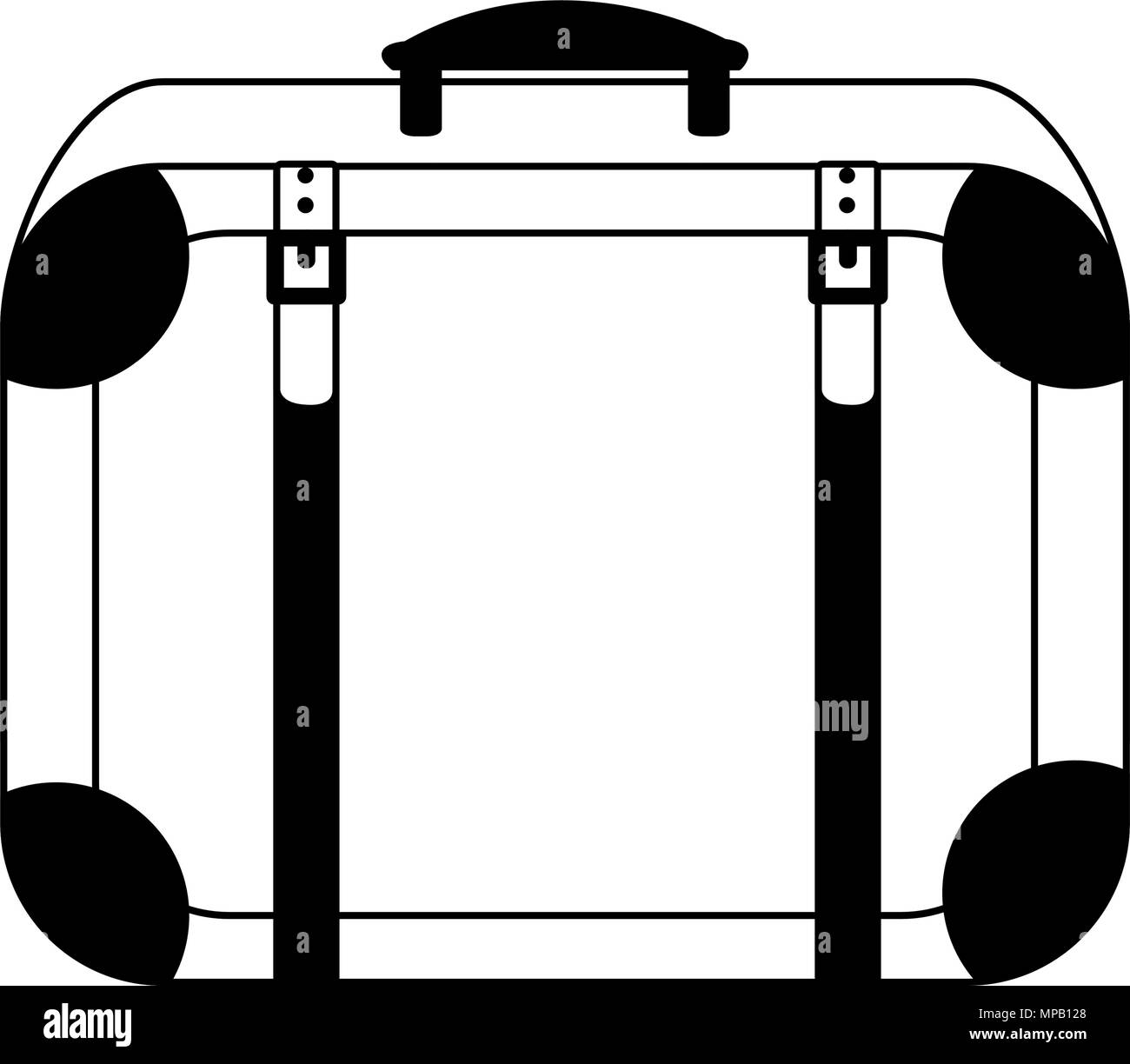 Vintage Suitcase Black and White Stock Photos & Images Alamy