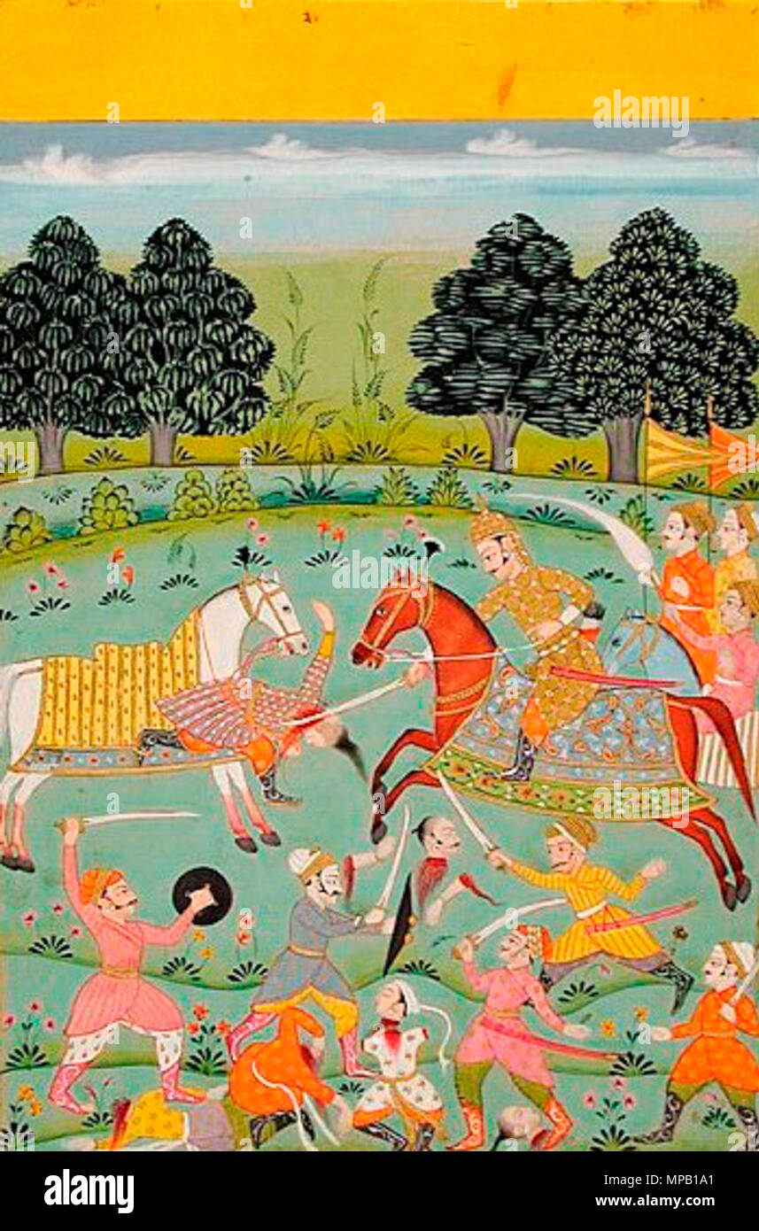 . English: Nata Ragini, Wife of Bhairava Raga, Ragamala paintings, 1762 ...