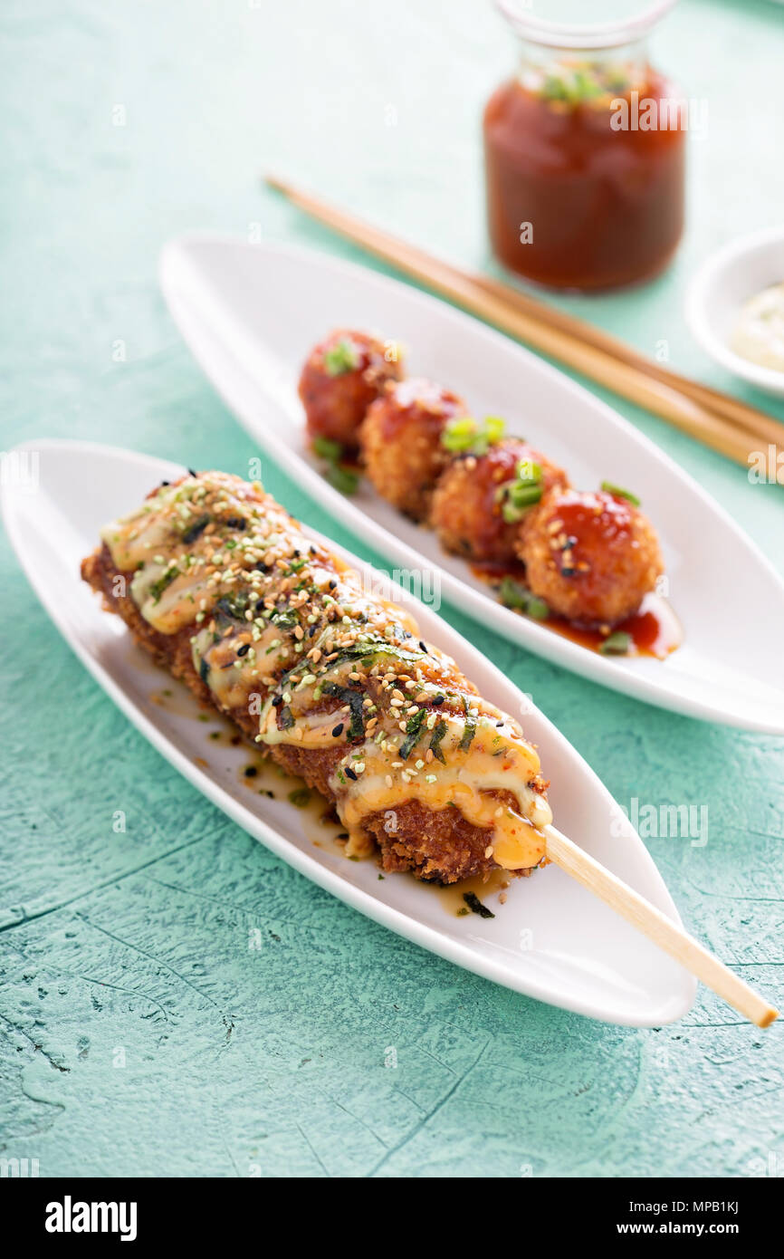 Fried asian appetizers Stock Photo Alamy