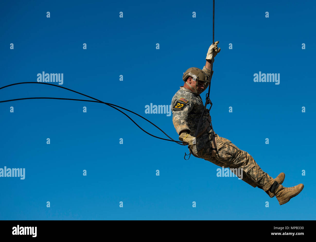 Army Rangers Rappelling U.S. Army Sgt. 1st Class Dustin Oliveira, a 7th Infantry Division ...