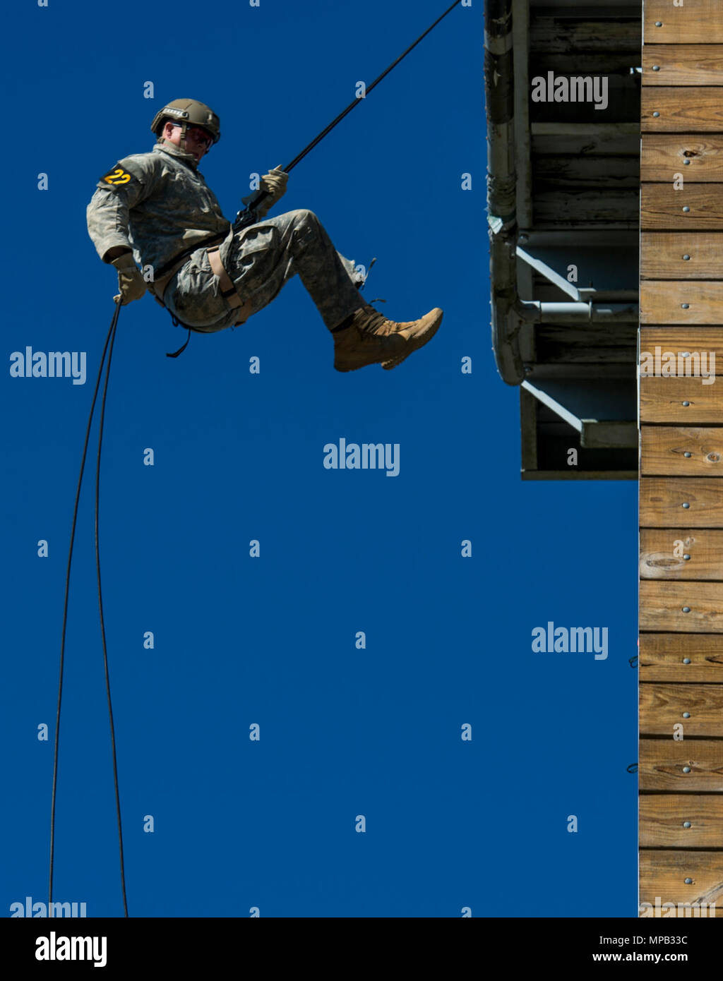 Army Rangers Rappelling U.S. Army 1st Lt. Joseph Lemes, a 7th Infantry Division Ranger, rappels ...
