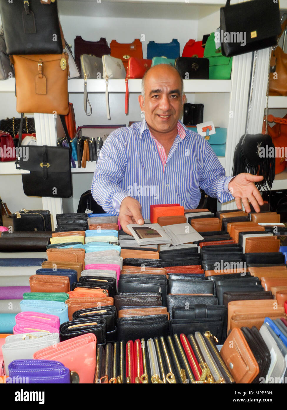 Turkish leather shop hi-res stock photography and images - Alamy