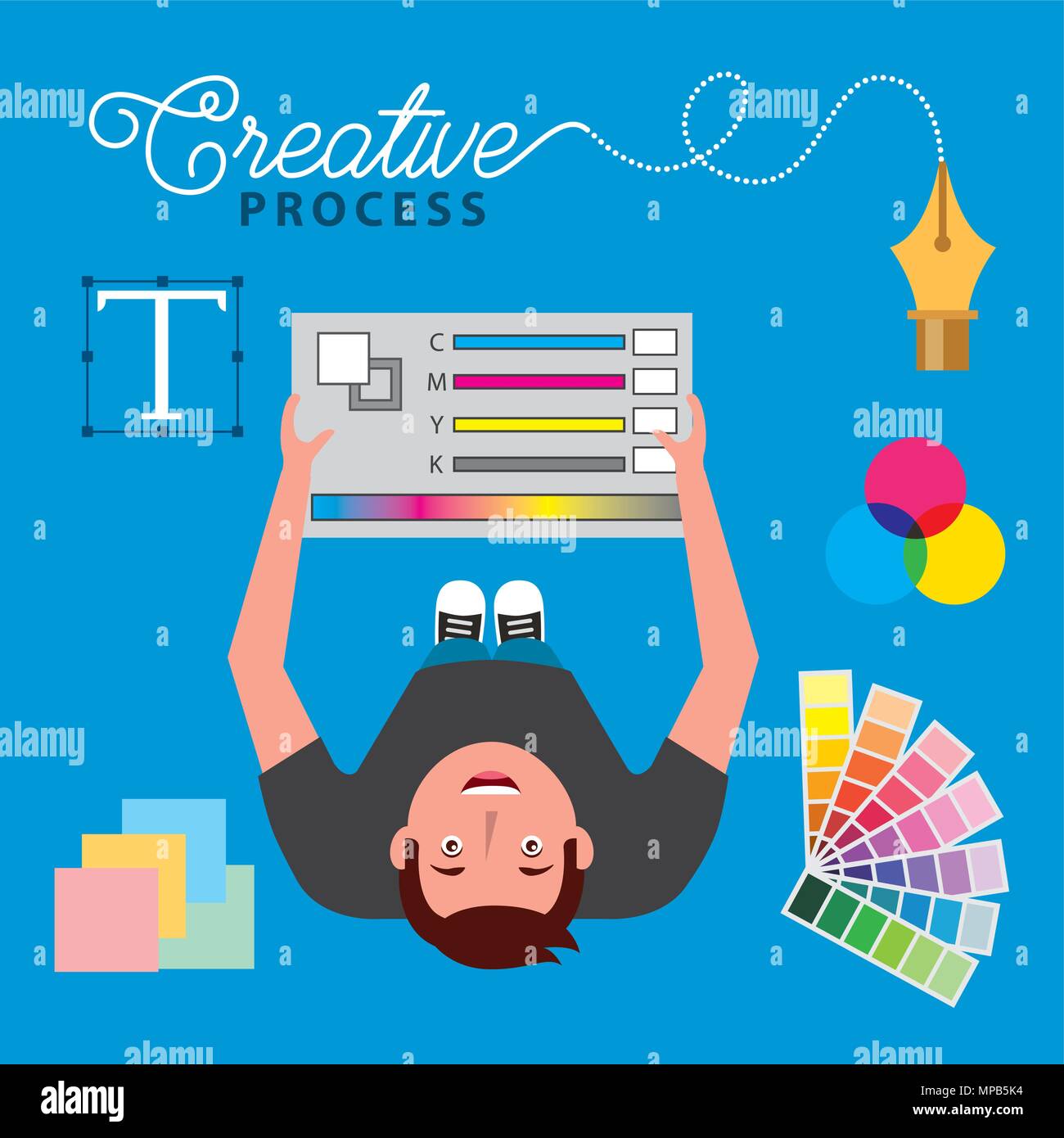 people working creative process Stock Vector Image & Art - Alamy