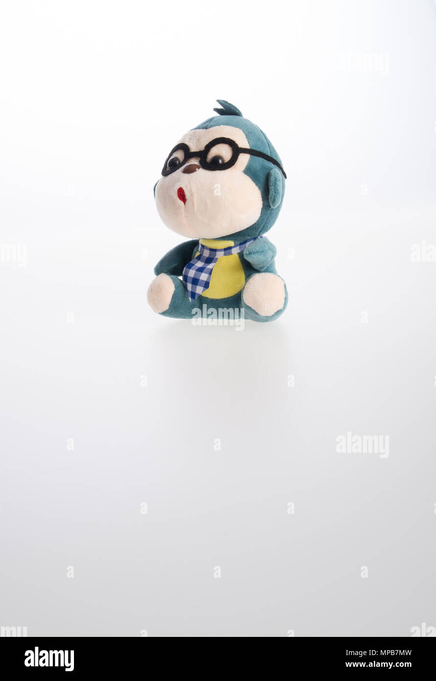 toy or monkey soft toy on the background Stock Photo