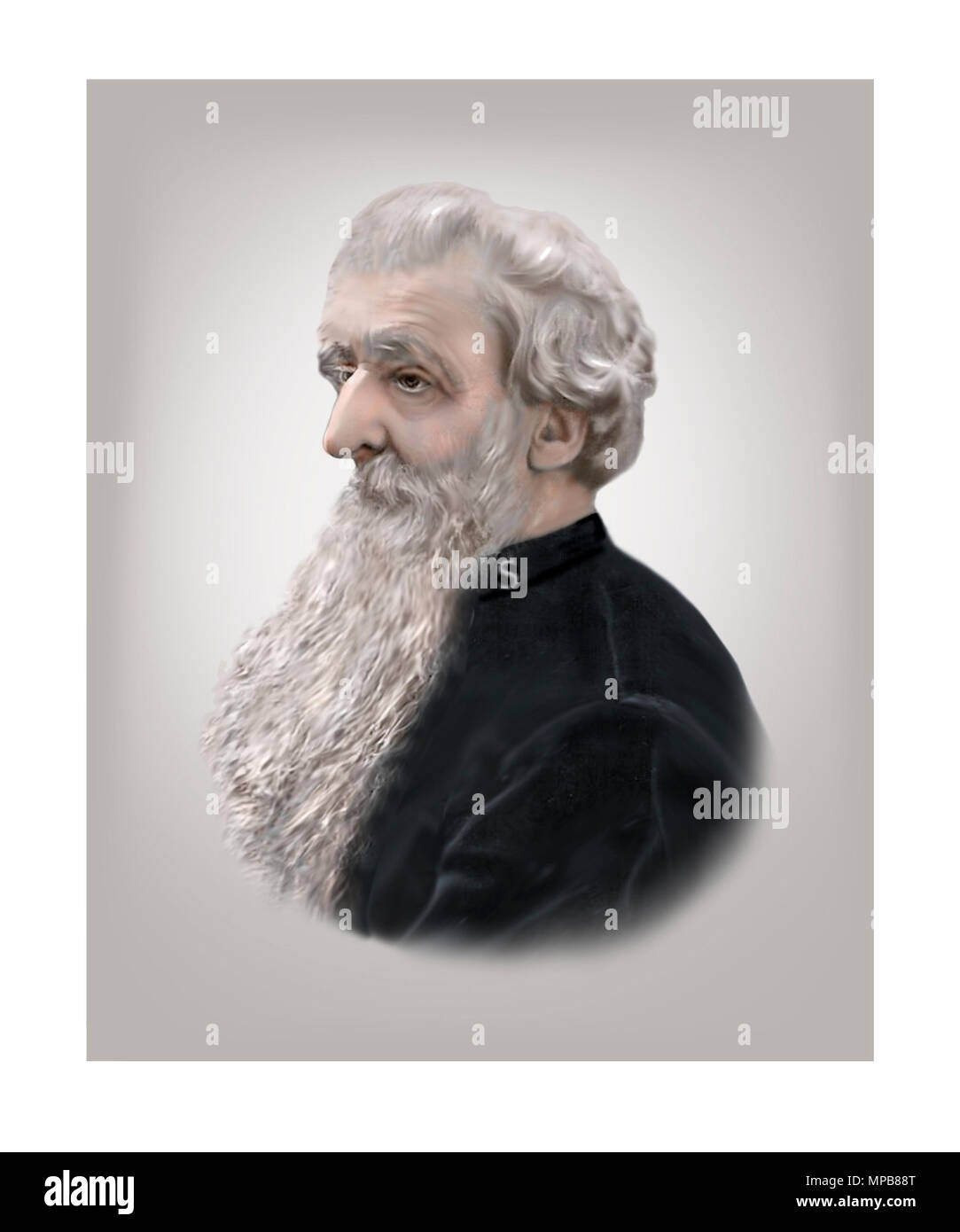 William Booth 1829 - 1912 English Methodist Preacher Stock Photo