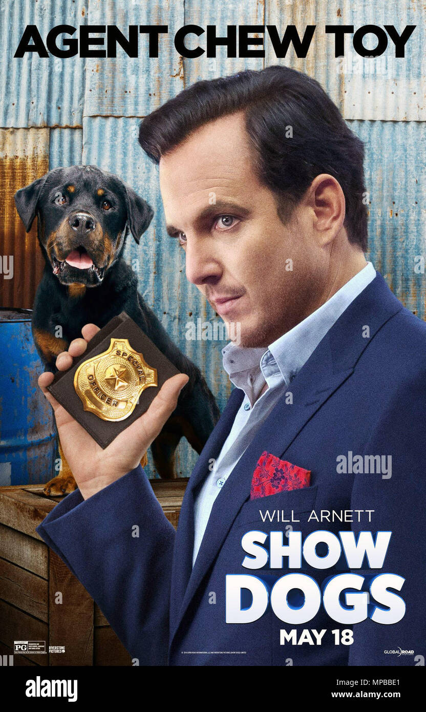 SHOW DOGS, US character poster, from left Max (voice Ludacris), Will