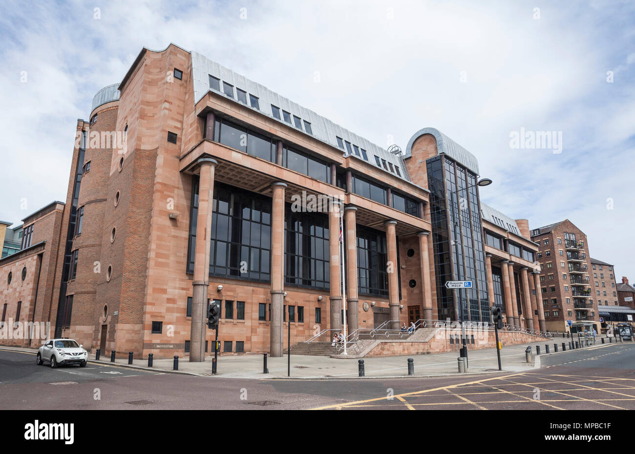 Newcastle Crown Court at the Quayside, Newcastle upon Tyne,England,UK