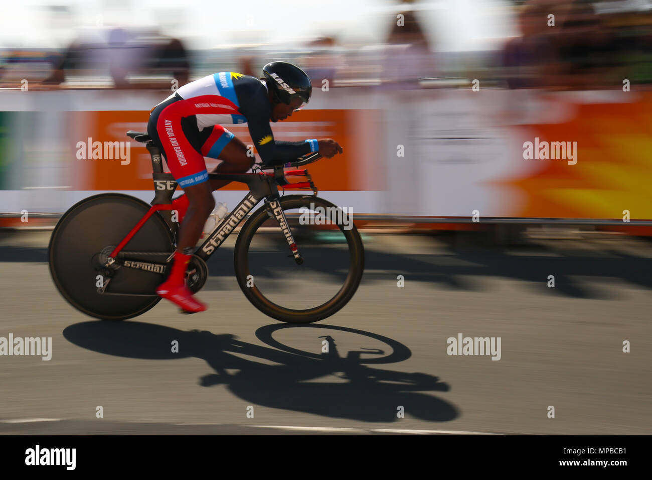 21st Commonwealth Games, Cycling Time Trial, Gold Coast, Queensl Stock Photo Alamy