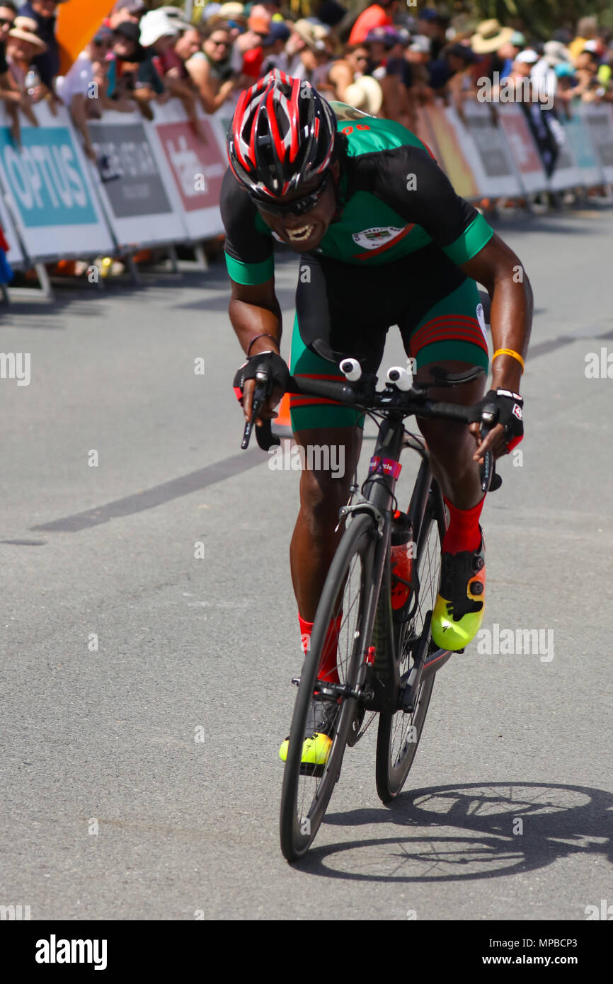 21st Commonwealth Games, Cycling Time Trial, Gold Coast, Queensl Stock Photo Alamy