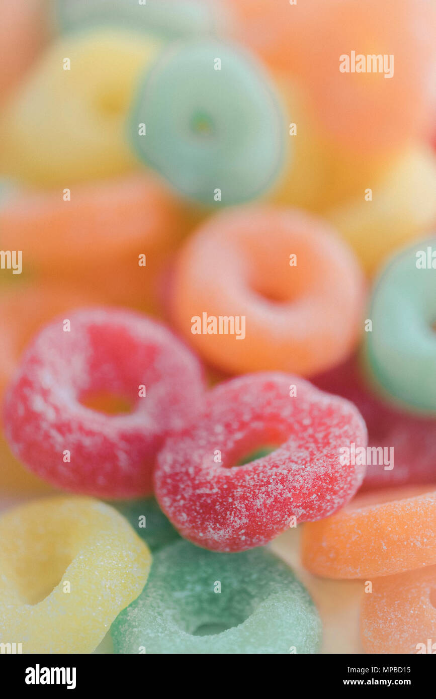Colorful gummy candy Stock Photo