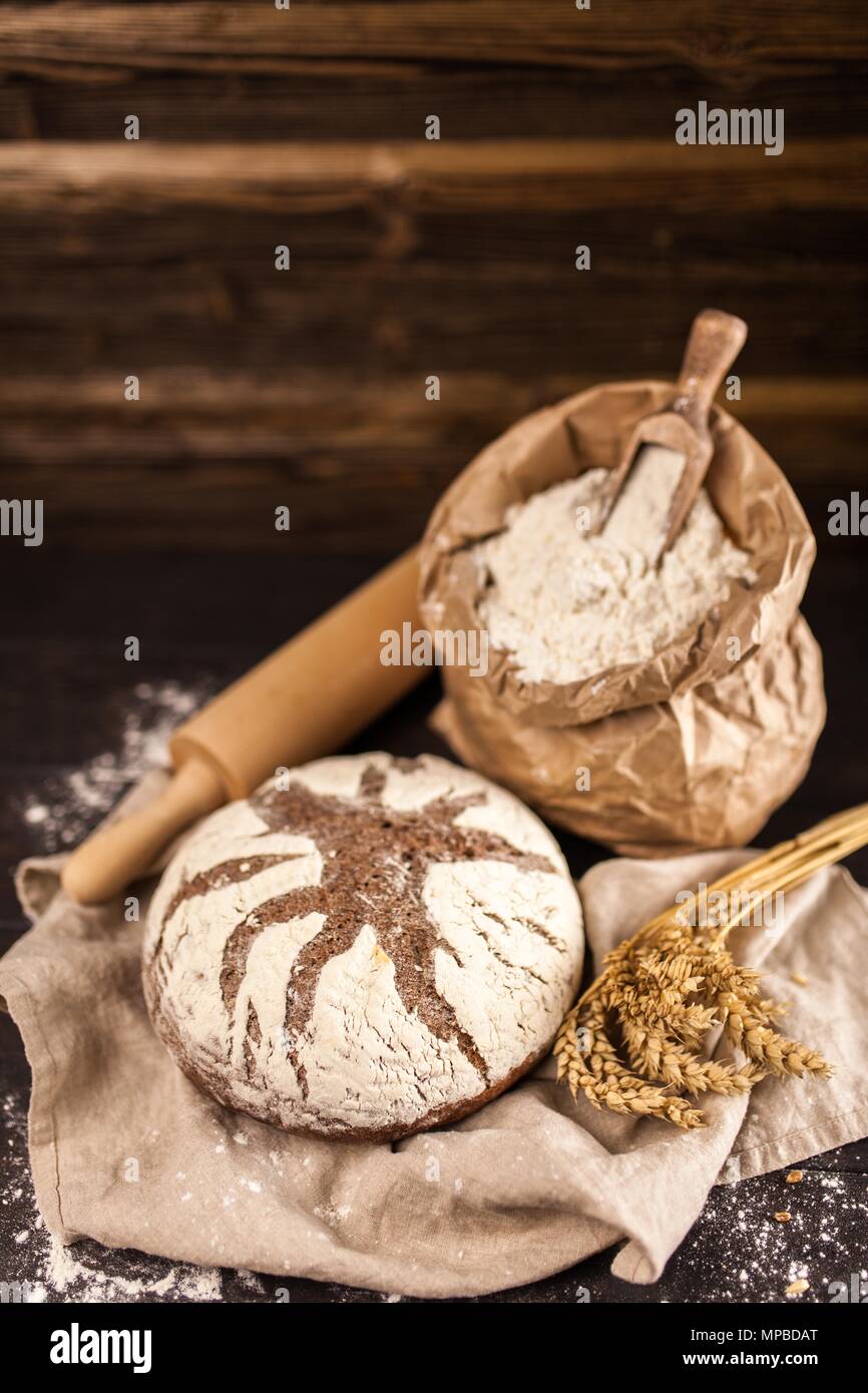Bag of flour Stock Photo Alamy