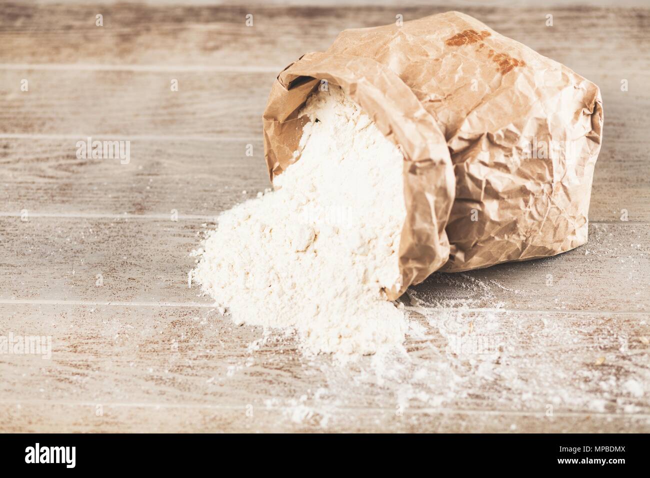 Bag of flour Stock Photo Alamy