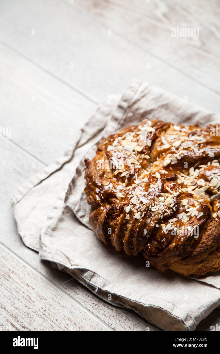 Sweet maple syrup bread Stock Photo Alamy