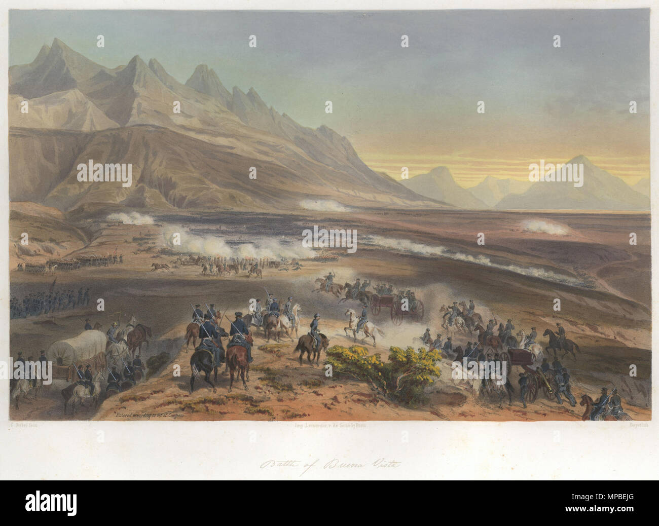 Buena Vista Mexican American War Battle Of Buena Vista Mexican