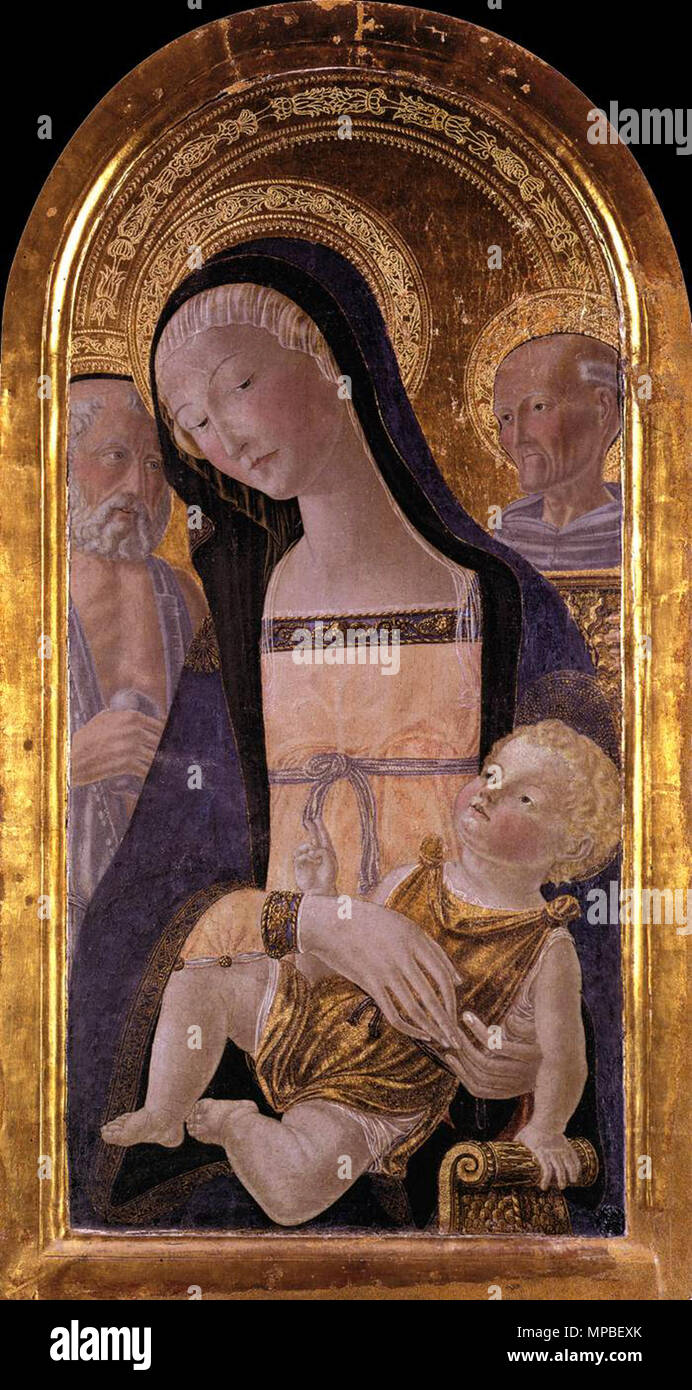 Madonna and Child between St Jerome and St Bernardino of Siena circa ...