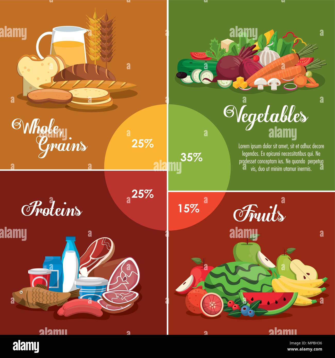 Infographic Food Healthy Nutrition Stock Illustration Download Image Riset