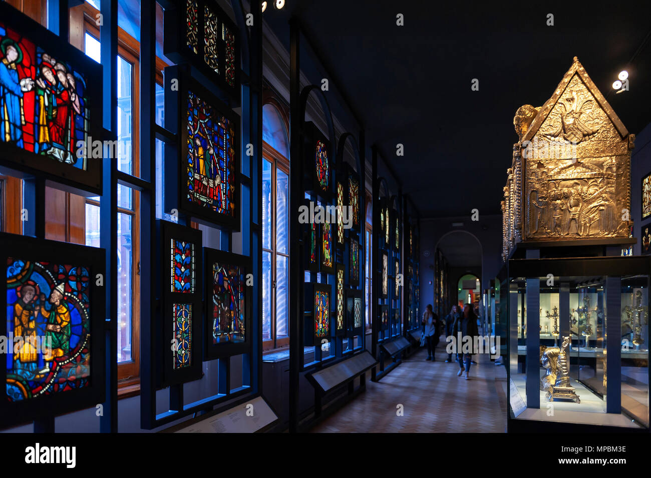 Stained and painted glass exhibited at Sacred Silver and Stained Glass