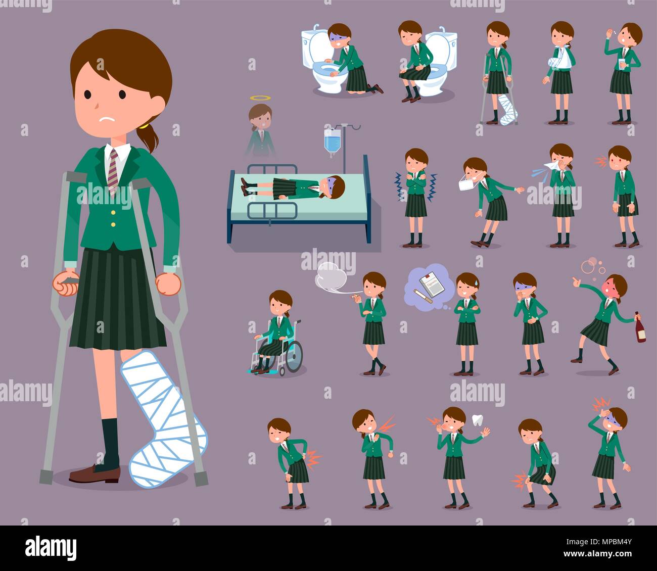 School blazer back hi-res stock photography and images - Alamy