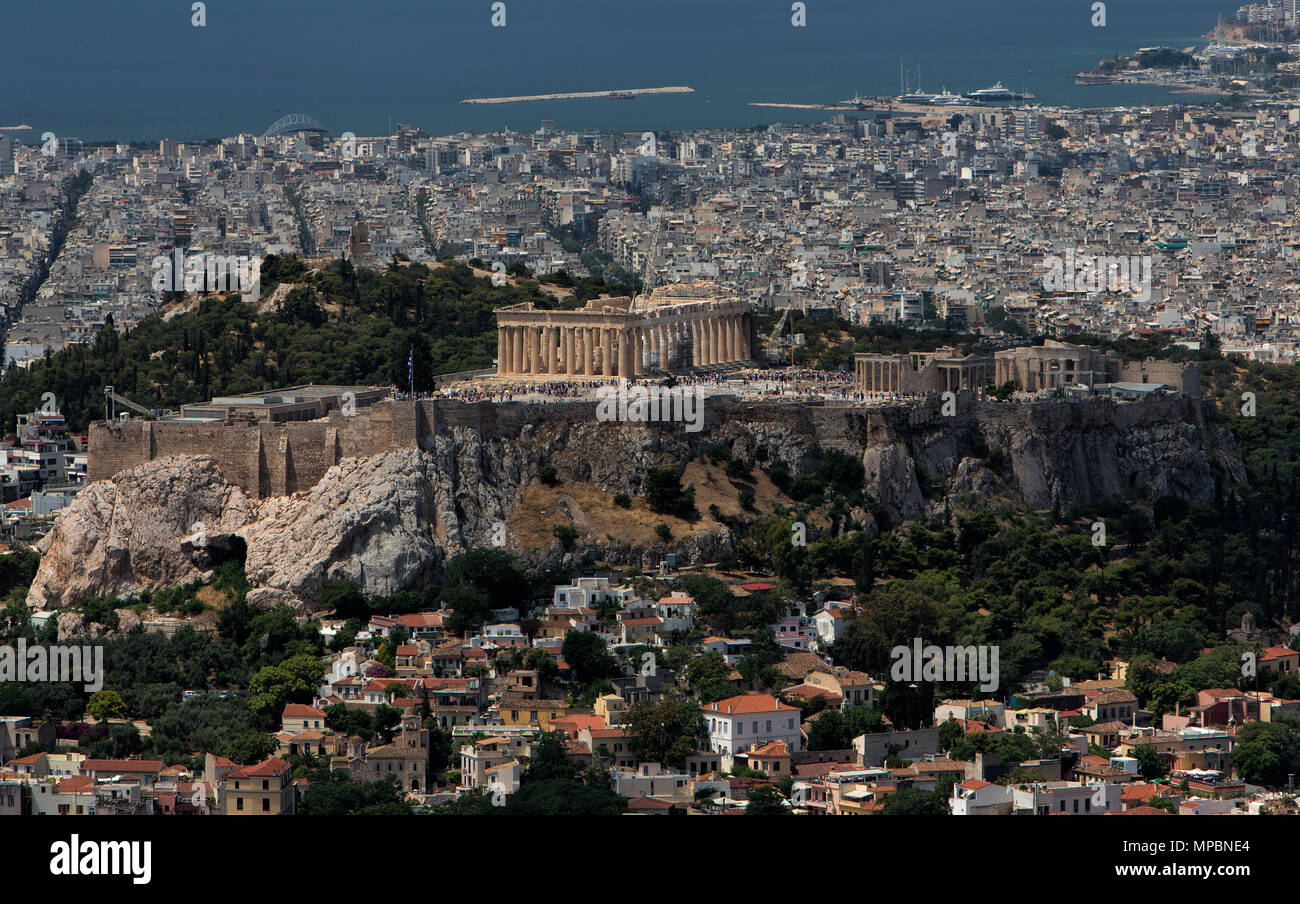 Greece - Athens. Acropolis of Athens - Akropolis - Parthenon Stock ...